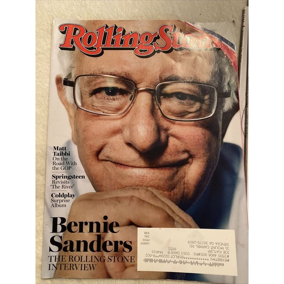 Lot of 5 Rolling Stone Magazines Adele Star Wars Bernie Sanders Leo David Bowe - Picture 4 of 7